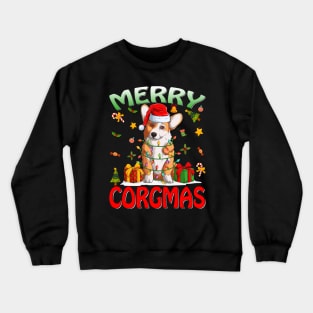 Merry Corgmas Ugly Corgi Christmas Nerdy Xmas Pajamas T-Shirt Crewneck Sweatshirt